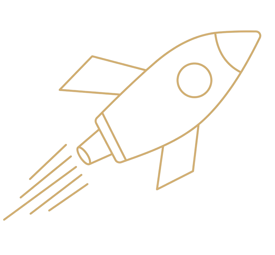 Rocket Sketch Doodle
